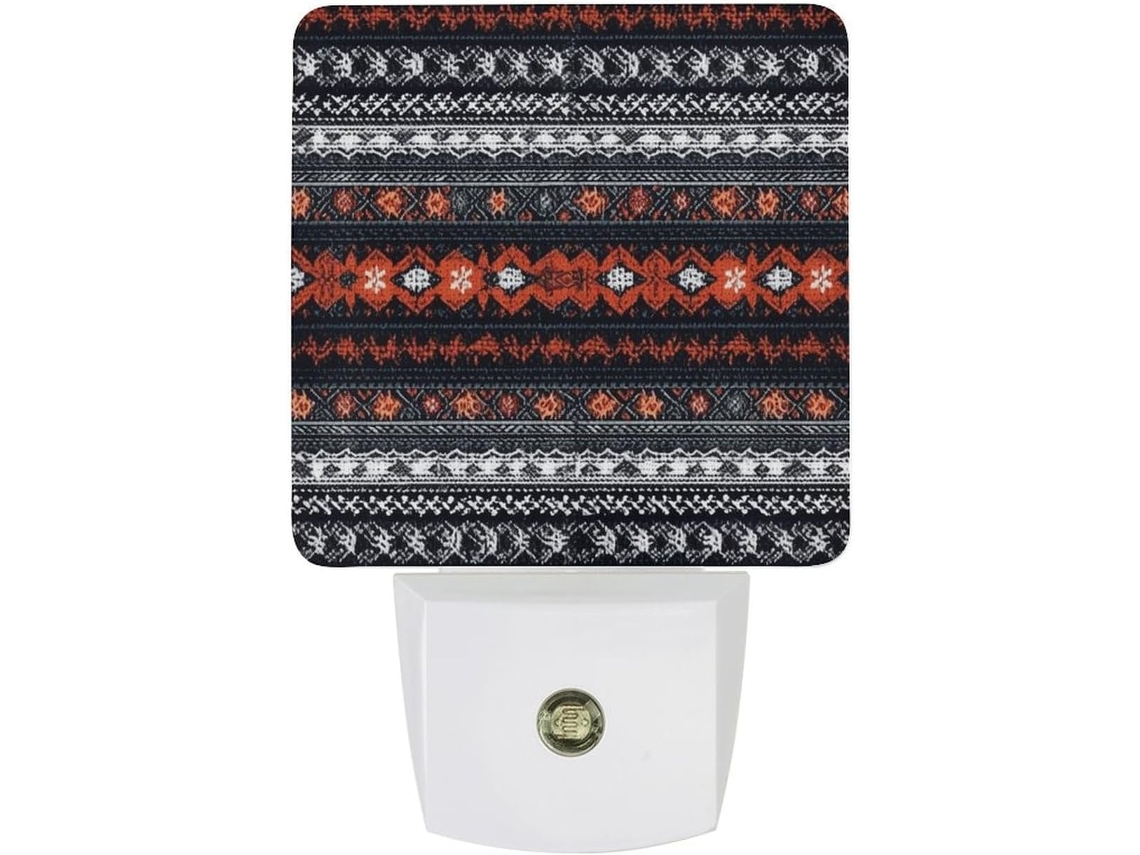 Luminárias de Parede Com Impressão Giz E Carvão, Luzes Noturnas Led Com Sensor, Luz Branca Quente Suave Banheiro