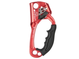 Ascensor Manual para Mãos Direitas de Escalada em Rock Vermelho