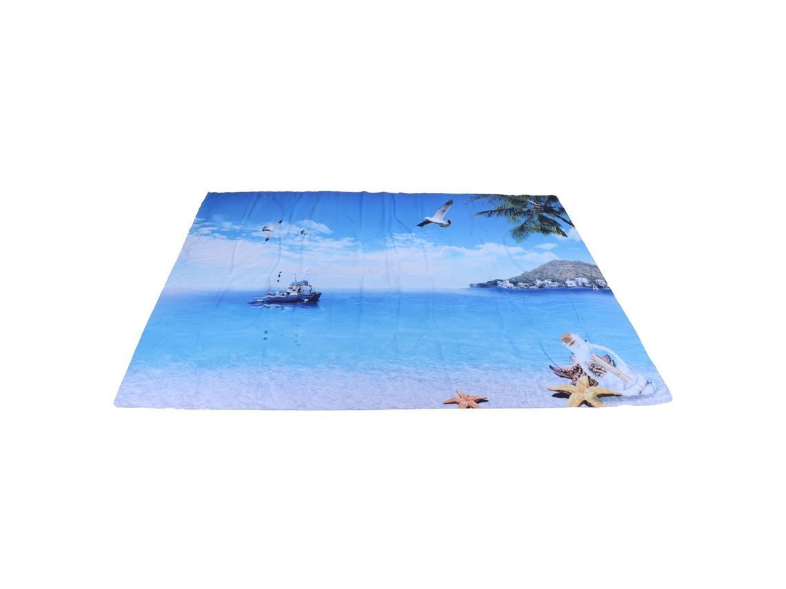 Tapete Decorativo Paisagem Praia S/MARCA