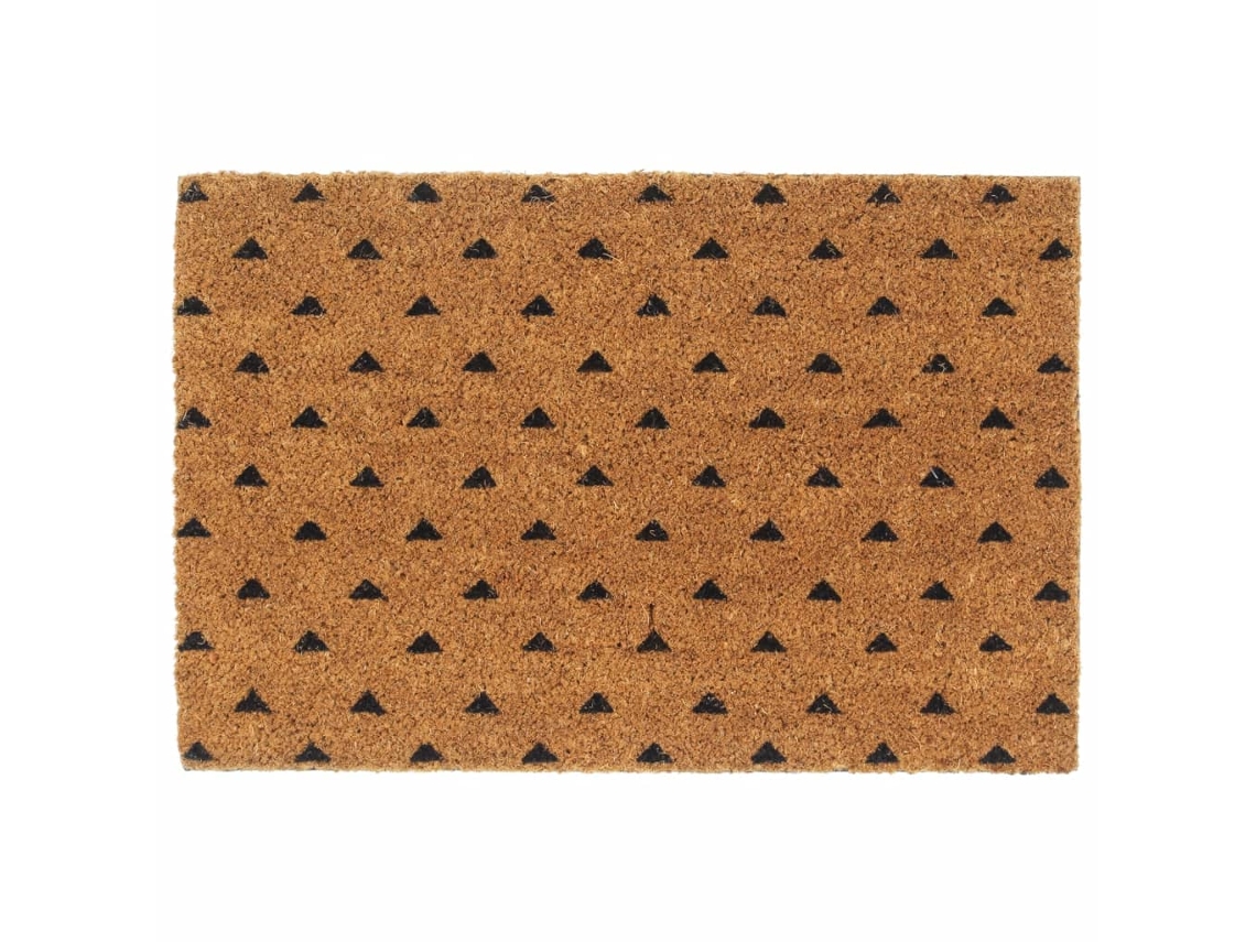 Vidaxl Tapete De Porta 40x60 Cm Fibra De Coco Tufada Natural