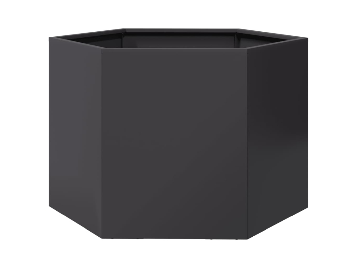 Garden Planter, Garden Planters Vidaxl Preto Metal (69 X 60 X 45 Cm)