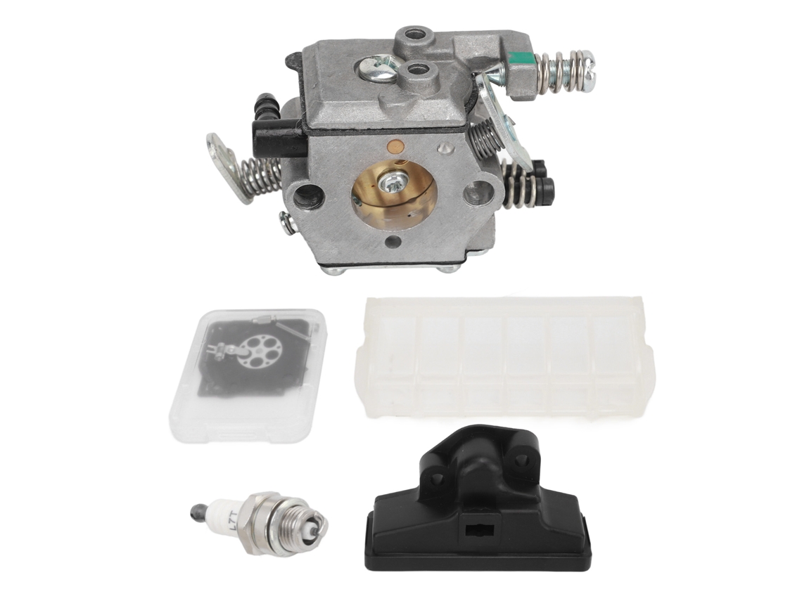 Kit Filtro Ar Carburador Plugue Faísca Gaxeta para Stihl Ms250 leve durável