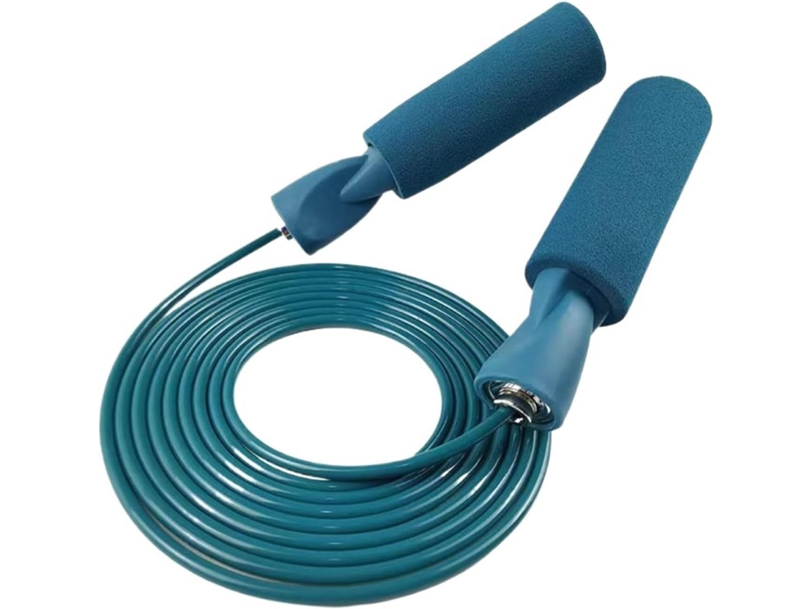 Corda De Pular Profissional Ericat Com Fio Aço E Rolamentos, Ideal Para Queimar Gordura, Perfeita Para Esportes E
