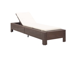 Sunbed, Sunbeds Vidaxl Marrom Rattan / Vime (n/a)