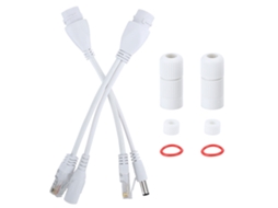 Cabo Adaptador PoE Impermeável Separador Injetor DC 12V | S/MARCA