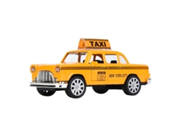 Primerox modelo de Carro de Liga Táxi a 1:32 com Luz, Música e Função de Recuo para Presente e Decoração
