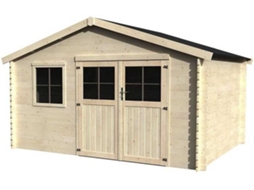 Abrigo de Madeira DECOR ET JARDIN Flodeal 28 Mm (400x300 cm - 11-86 m²)