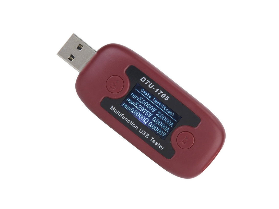 Laxiscreed Testador Usb De Alta Precisão Multifuncional Para Capacidade E Voltagem