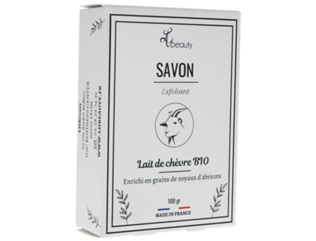 Sabonete Esfoliante Leite de Cabra Bio 100 G LHBEAUTY
