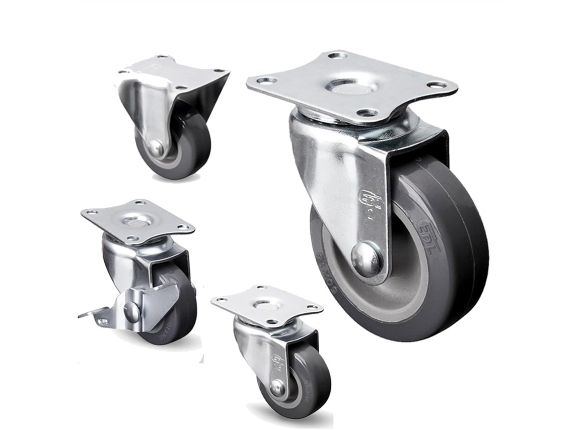 O Lateral Para Móveis, 2,5 Cm, 3,8 Cm E 5 Cm, Silen, 2 Unidades, Pu, (cor: 2,5 Cm, Direcional), Com Freio