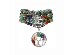 Pulseira Dongling 108 Com Cristais Rosa Explosivos E Verdes Nostalgia88
