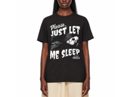 Rockinstone Horror Movies Just Let Me Sleep Black Adult T-shirt Size:s