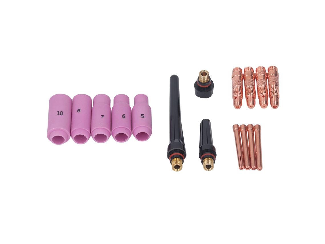 Kit De Acessórios Para Antorcha Tig 16 Peças Consumíveis De Plasma Para Wp 17 18 26
