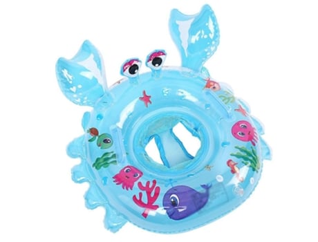 Boias de piscina para bebês e crianças pequenas Boia inflável Bote Boia de natação Bote flutuante para crianças Círculo de axila Crabnew2 Wiuos