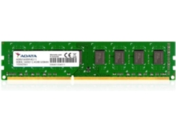 Memória RAM DDR3 ADATA ADDU1600W4G11-R (1 x 4 GB - 1600 MHz - CL 11 - Verde) — 4 GB | 1600 MHz | DDR3
