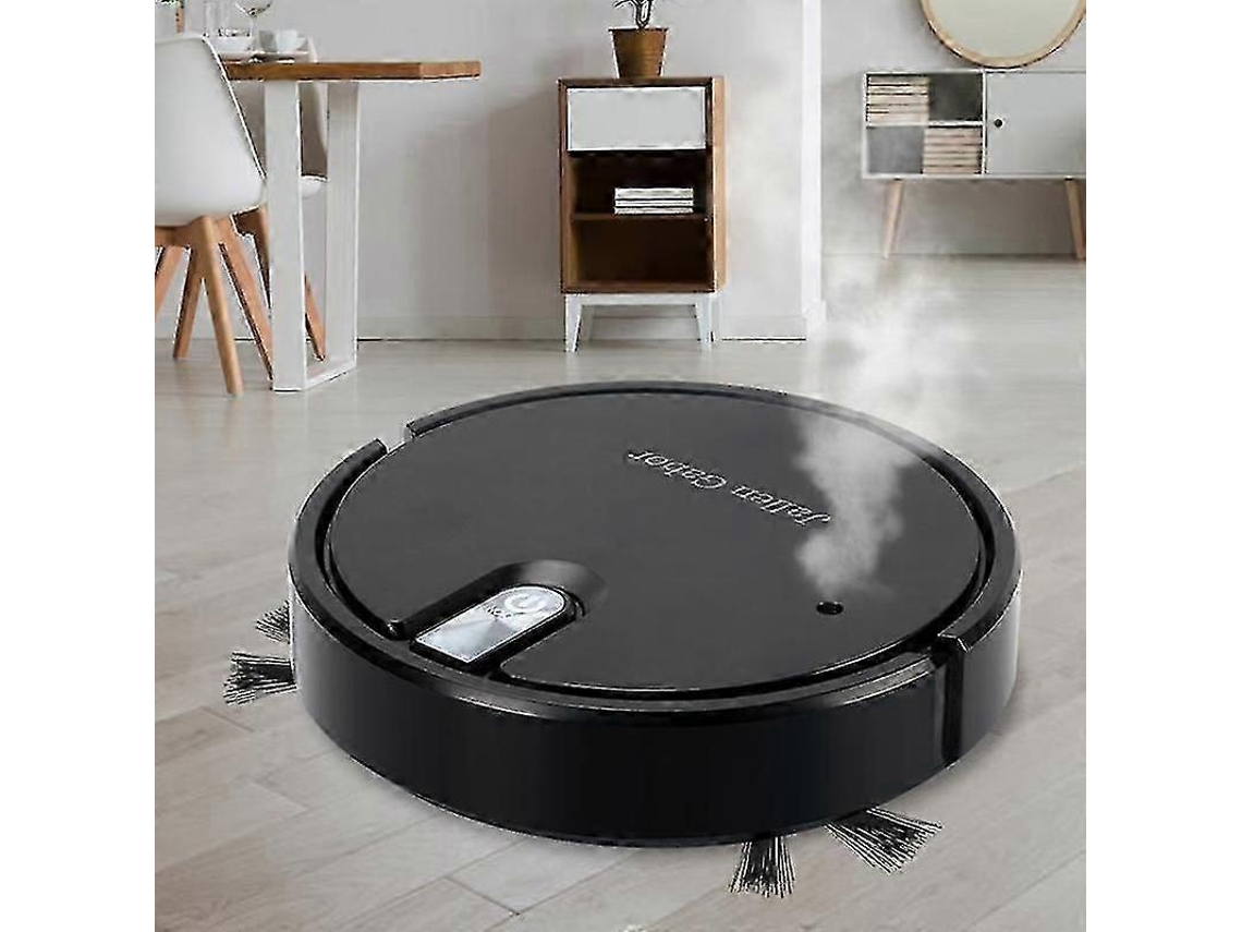 Aspirador Robô 5 em 1 Sem Fio com Luz Led, Função de Umidificação e Iluminação Ambiente, Edição 1128 BRILVIBERA