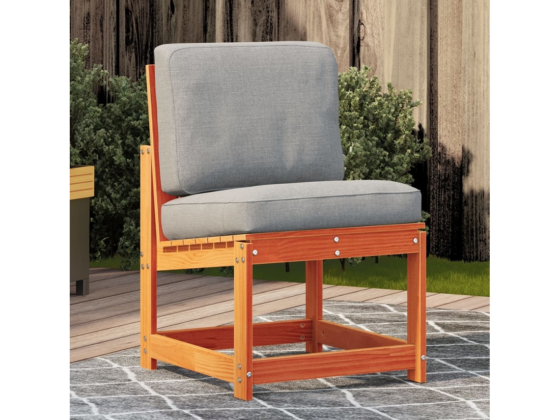 Vidaxl Cadeira De Jardim 50,5x55x77 Cm Pinho Maciço Castanho-mel
