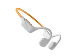 Lurelia Auscultadores De Condução Óssea S1 Bluetooth 5.4 Ipx5 Branco E Laranja