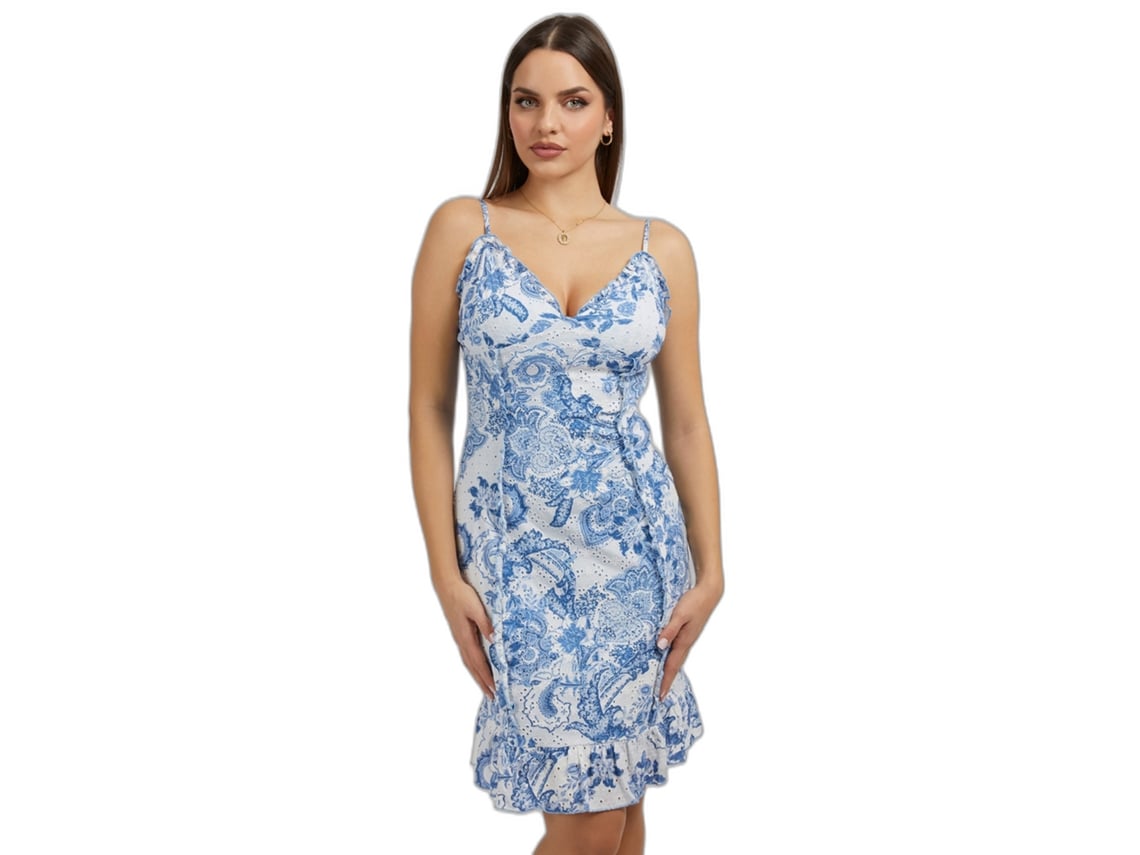 Vestido branco best sale guess