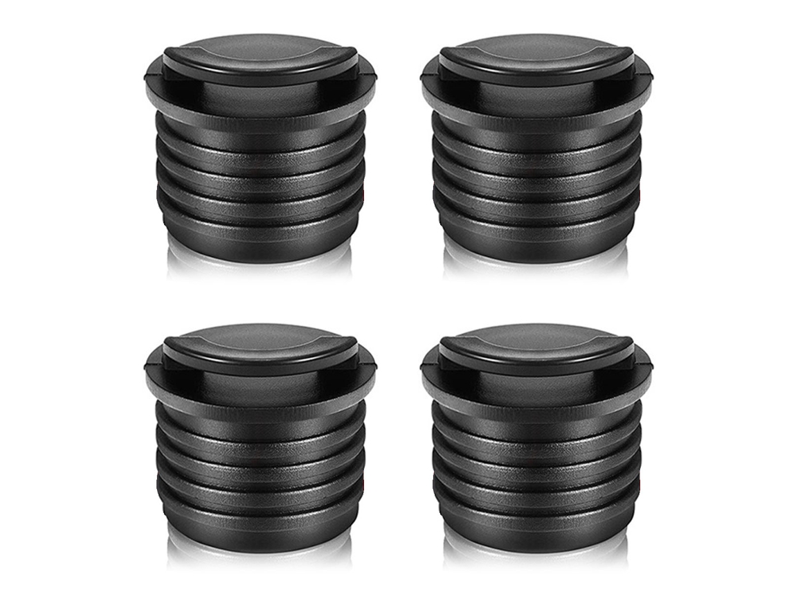 Kit Com 4 Tampões Para Kayak Com Cabo De Silicone, Tampas Universais Para Kayak Canoa Barco