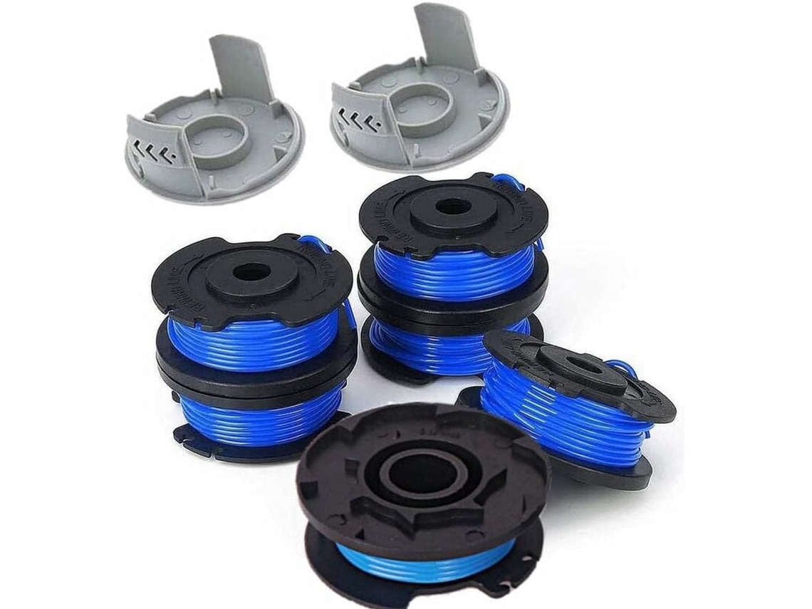 8 Bobinas Fio 11 Pés 0,065 Polegada, Compatível Ryobi 18v 24v 40v Aparadores Sem Fio.