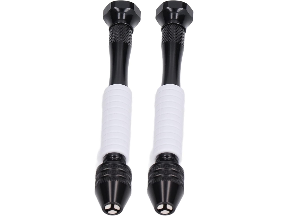 Conjunto De 2 Furadeiras Manuais Ajustáveis Com Pino Precisão, Mini