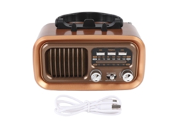 Rádio Portátil Solar Bluetooth LAXISCREED Fm Am Usb Cartão