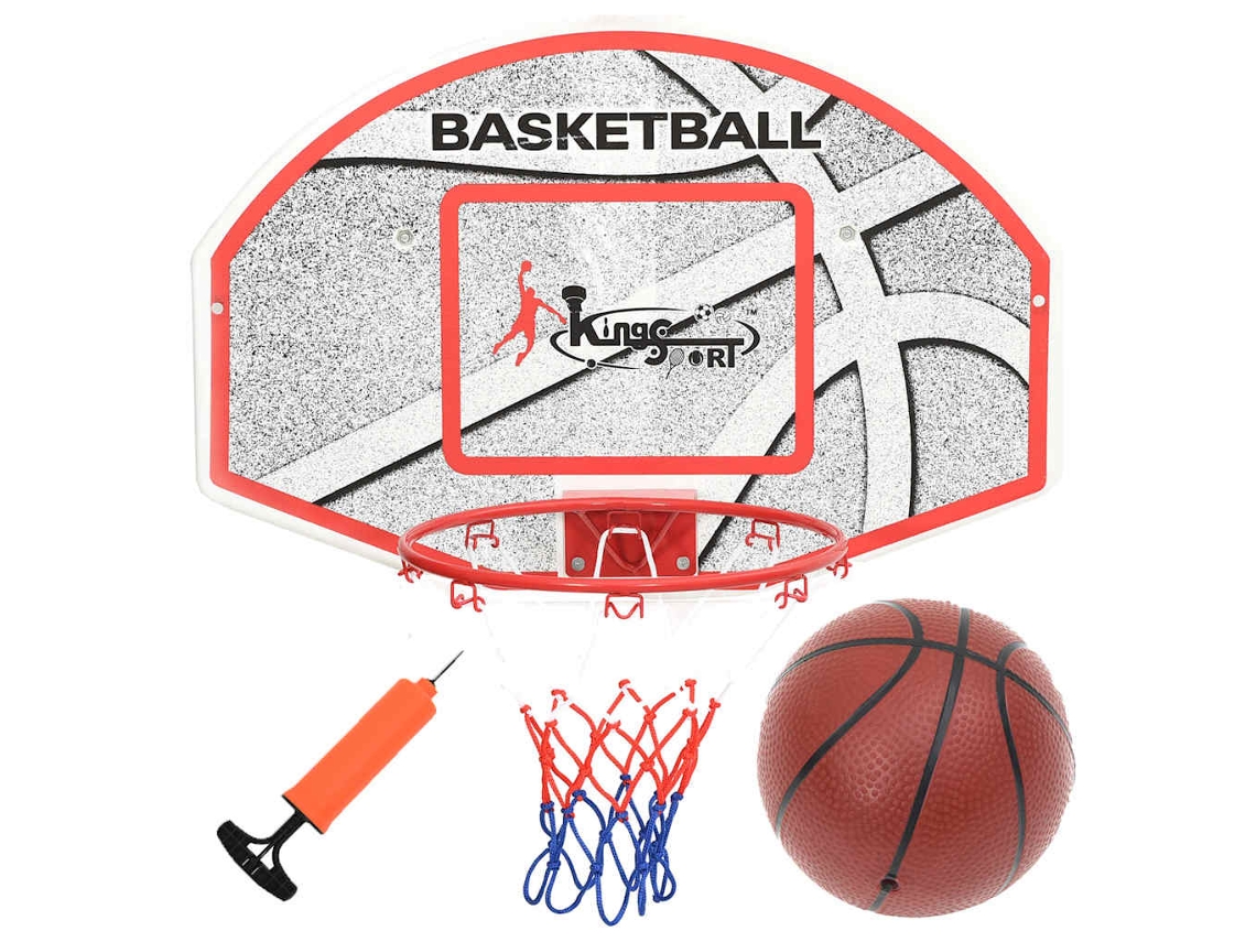 Vidaxl Conjunto Tabela Basquetebol P/ Montar Parede 5 Pcs 66x44,5 Cm