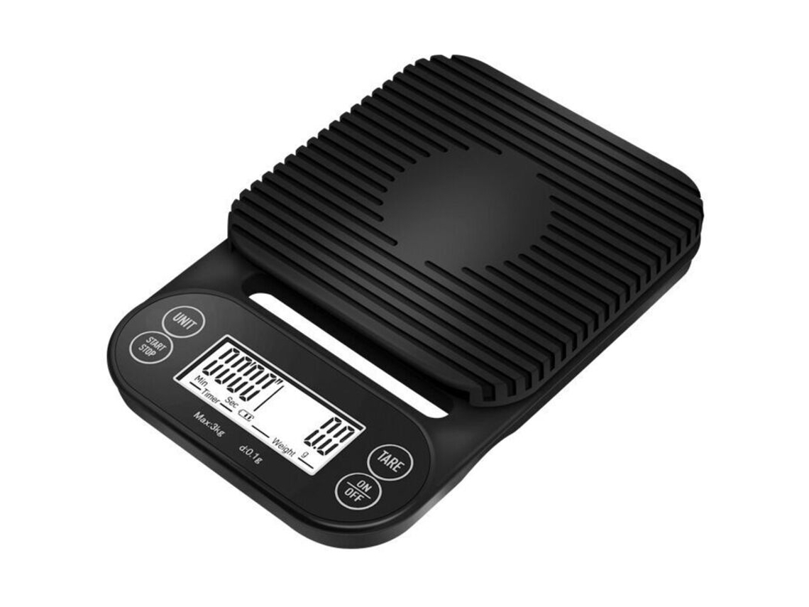 Balança de cozinha para café coado, 3kg/0,1g