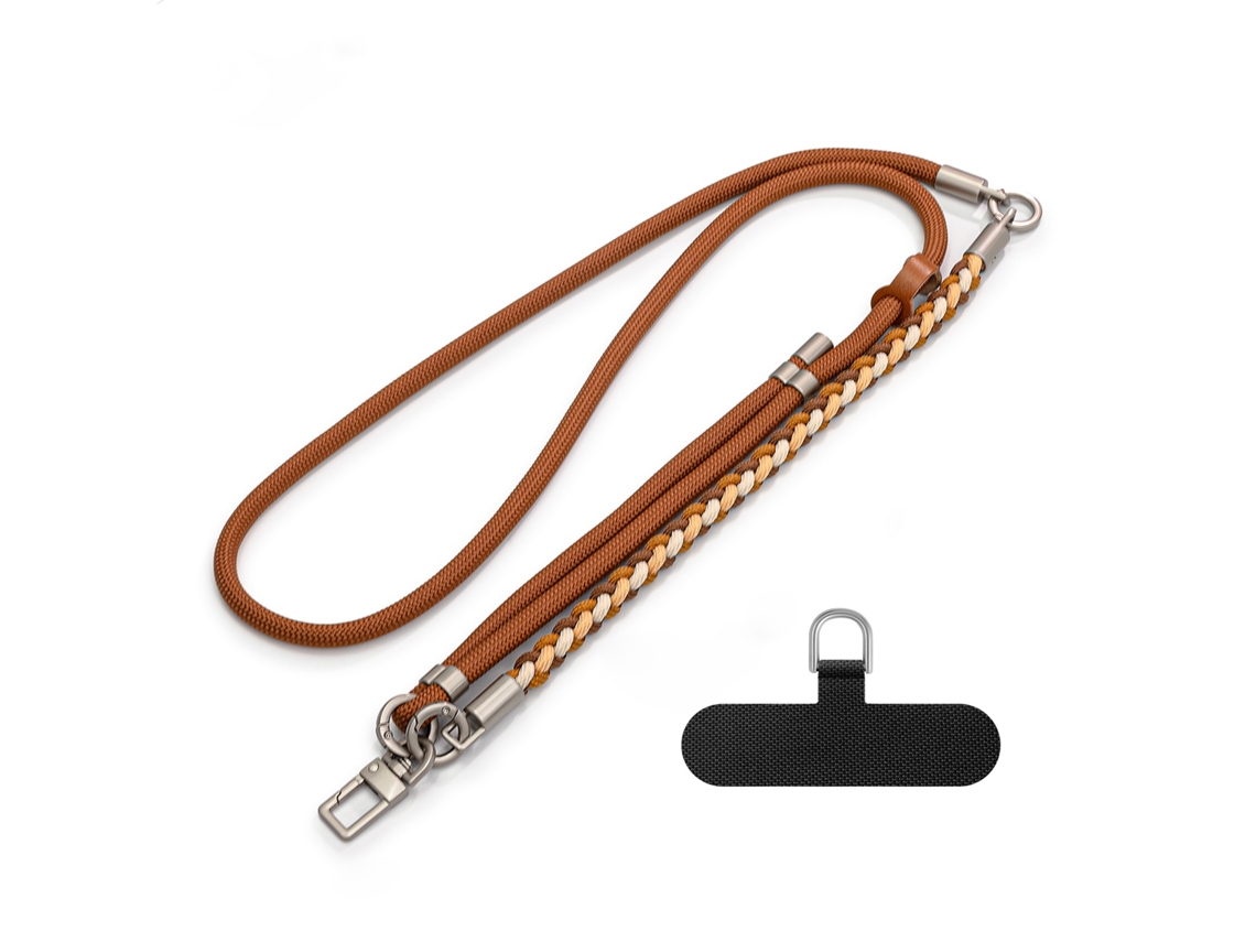 Lurelia Cordão Para Telemóvel Ajustável Anti-perda Transversal Para Pescoço 120 Cm