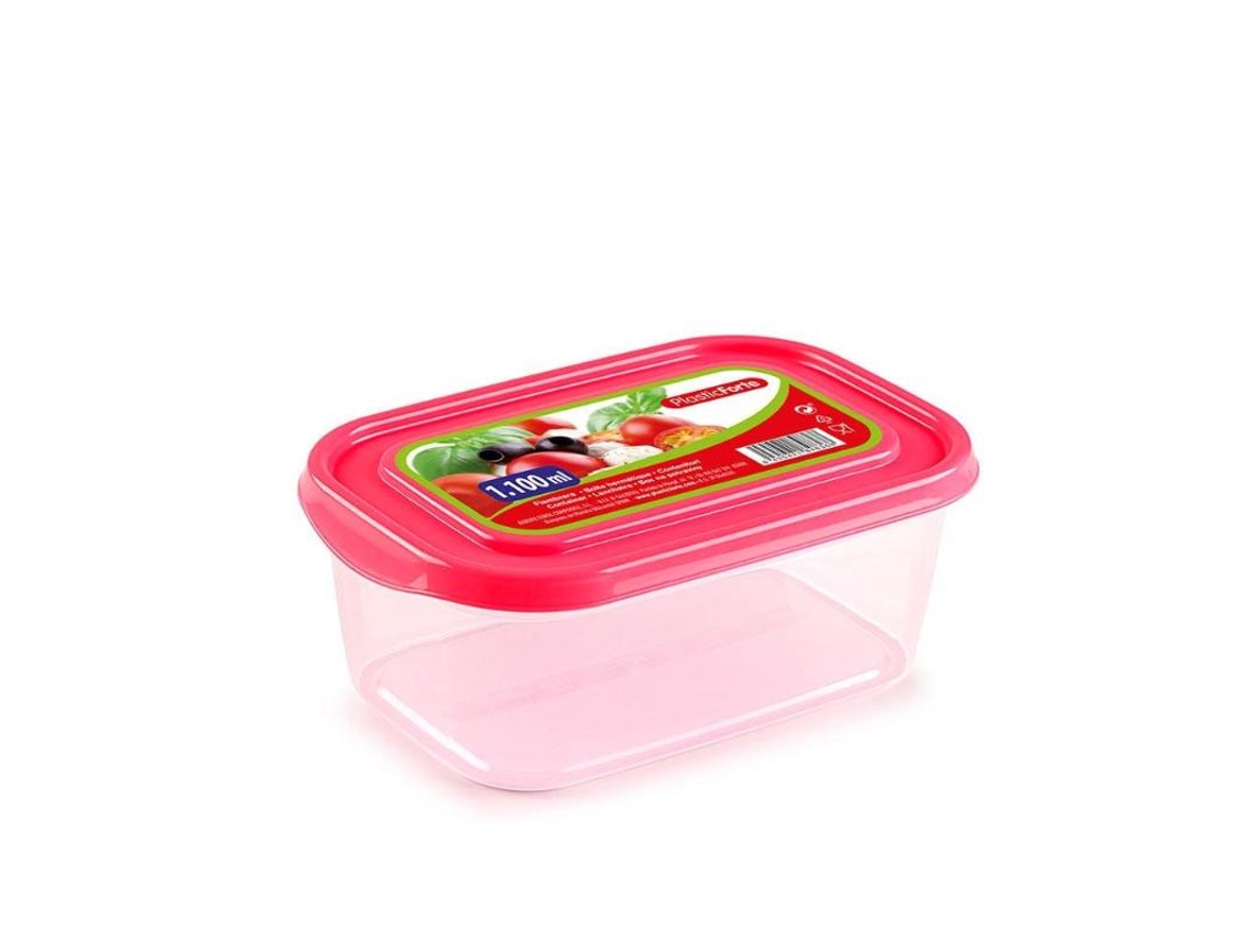 Fiambrera Rectangular 1,1 Litros 11722 Plasticforte