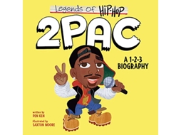 Livro Legends of HipHop 2Pac de Pen Ken (Inglês - Capa Dura)