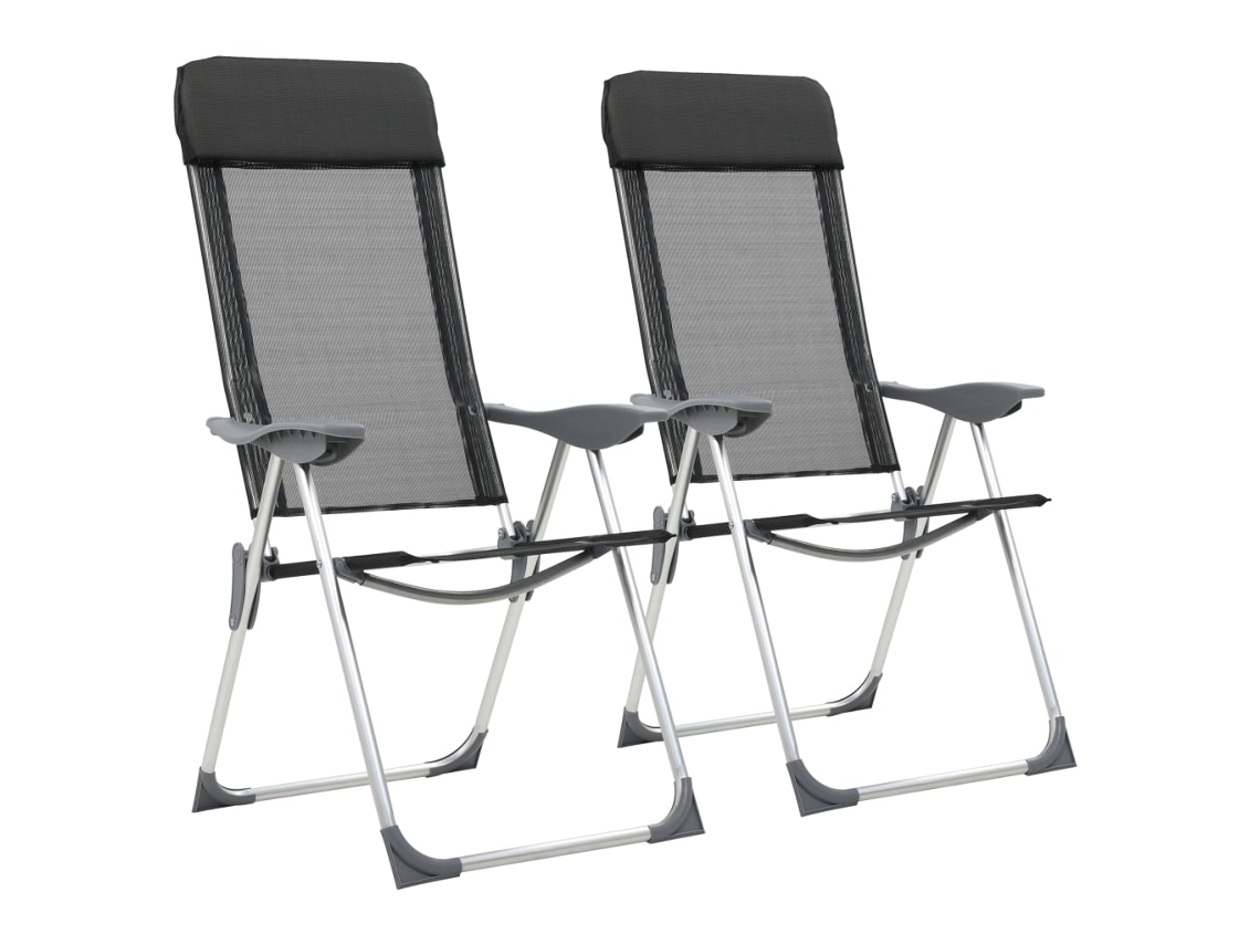 Camping Chair, Camping Chairs Vidaxl Preto Tecido (n/a)