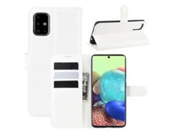 Capa Protetora Horizontal Com Textura De Lichia Para Galaxy A71 5g, Com Suporte, Compartimentos Para Cartão E Carteira