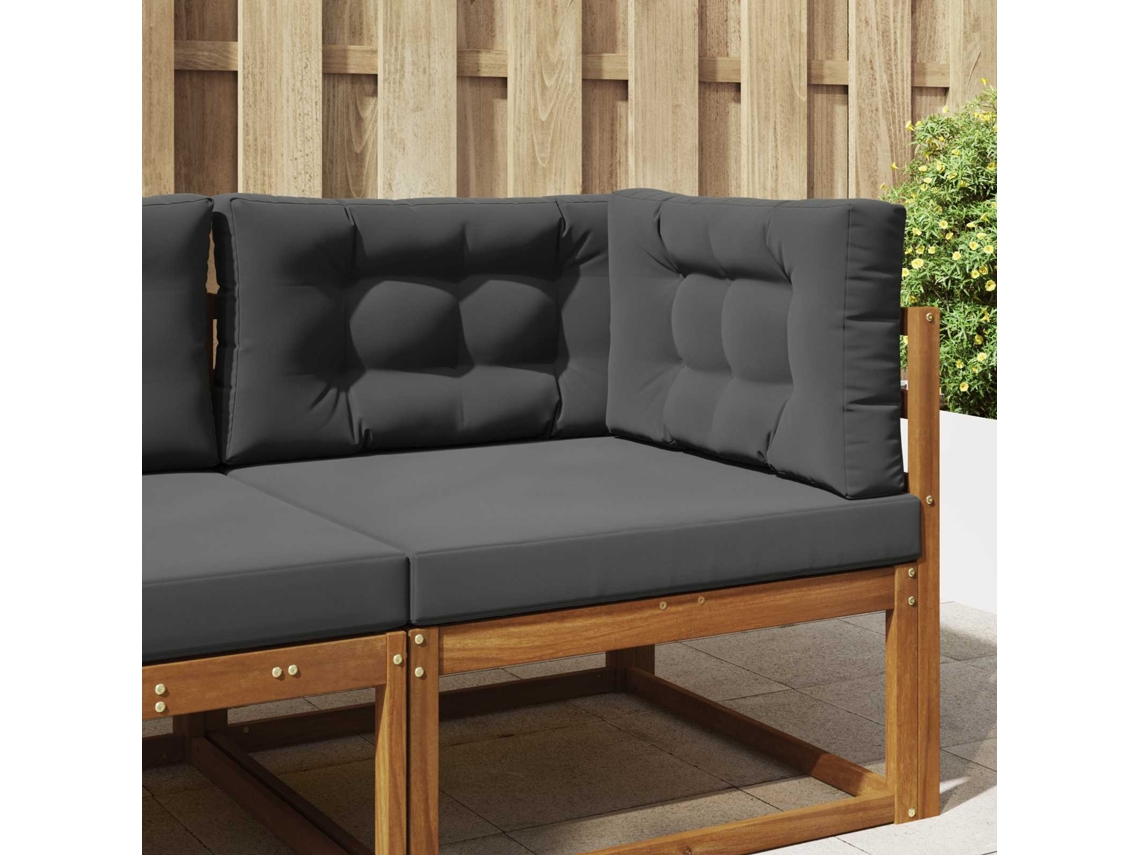 Vidaxl Almofada Para Sofá Externo Poliéster Antracite 80 X 80 Cm