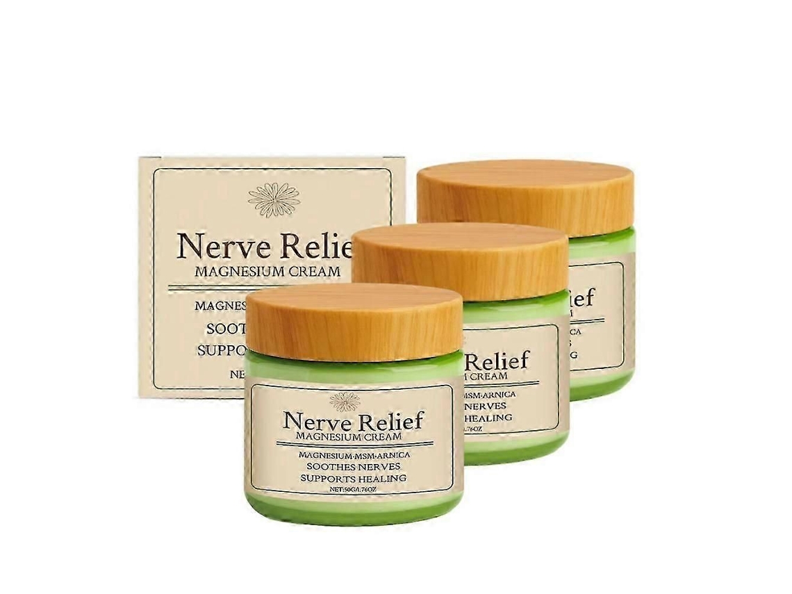 Creme de Magnésio para Alívio Dos Nervos para Auxiliar no Sono e Promover Relaxamento Muscular Profundo. TAISHENGDA (1 3x)