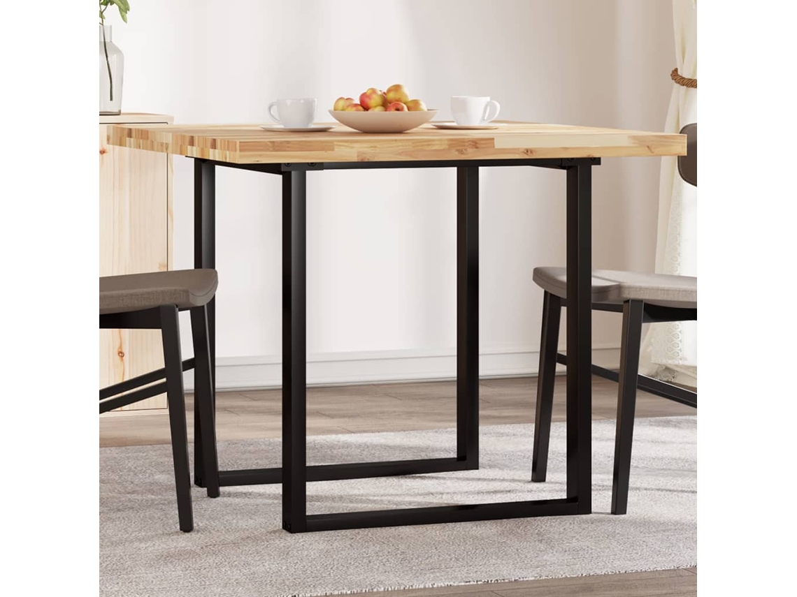 Vidaxl Tampo De Mesa Quadrado 90x90x4 Cm Madeira De Acácia Maciça