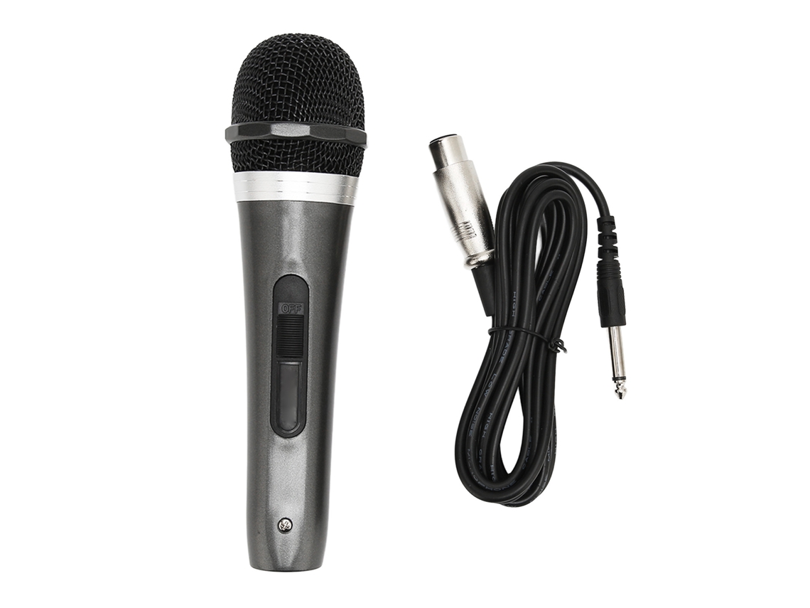 Microfone Dinâmico LAXISCREED Isolamento Ruído Fio 6.5mm