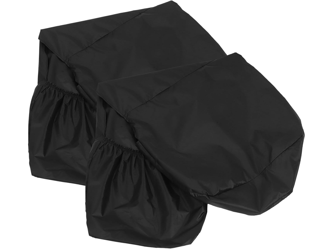 Capas Para Bancos De Carro, Proteção Contra Sujeira E Desgaste, 2 Peças, Poliéster Preto