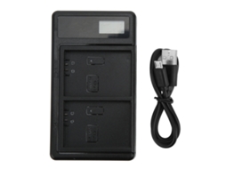 Carregador Dual De Bateria Lp E5 Com Tela Lcd Inteligente, Carregador Usb Dual Para Acessórios De Câmera