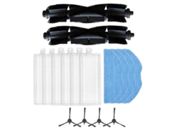 Peças De Reposição Para Re4 / Re4 Plus / Re5 / Re5 Plus: Escova Lateral Principal, Pano De Limpeza E Filtro.