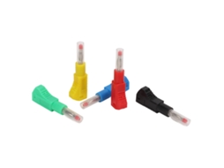 10pcs Conector Banana Retrátil 4mm 600v 32a Cat Ii 5 Cores Para Equipos Digitales 3c