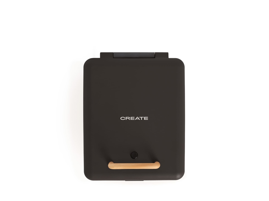 Create - Stone Studio - Sanduicheira Grill E Máquina De Waffles Com Placas Intercambiáveis
