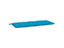 Garden Bench Cushion, Garden Bench Cushions Vidaxl Azul Tecido (120 X 50 X 7 Cm)