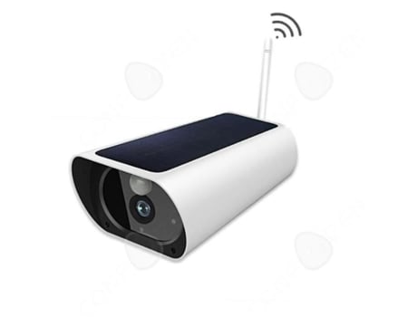 Câmara IP1080P HD externa wi-fi autônoma conectada a energia solar externa visão noturna detecção de movimento inteligente bidirecional CONFOZEN