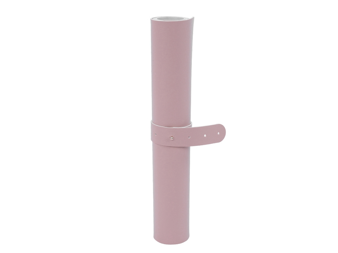 Mouse Pad Couro Pu Rosa Claro LAXISCREED
