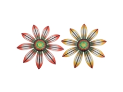 2 Unidades de Artesanato de Flores Montado na Parede ALLINLESS
