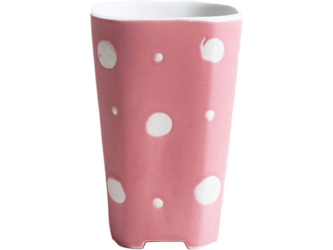 Pequenos Vasos de Cerâmica Nova Line para Casa, Jardim, Escritório Rosa (S/MARCA)
