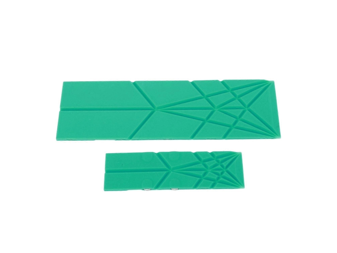 2 Peças Conjunto De Ferramentas De Medição Tábua, 3 Em 1, Design Magnético, Polipropileno, Verde