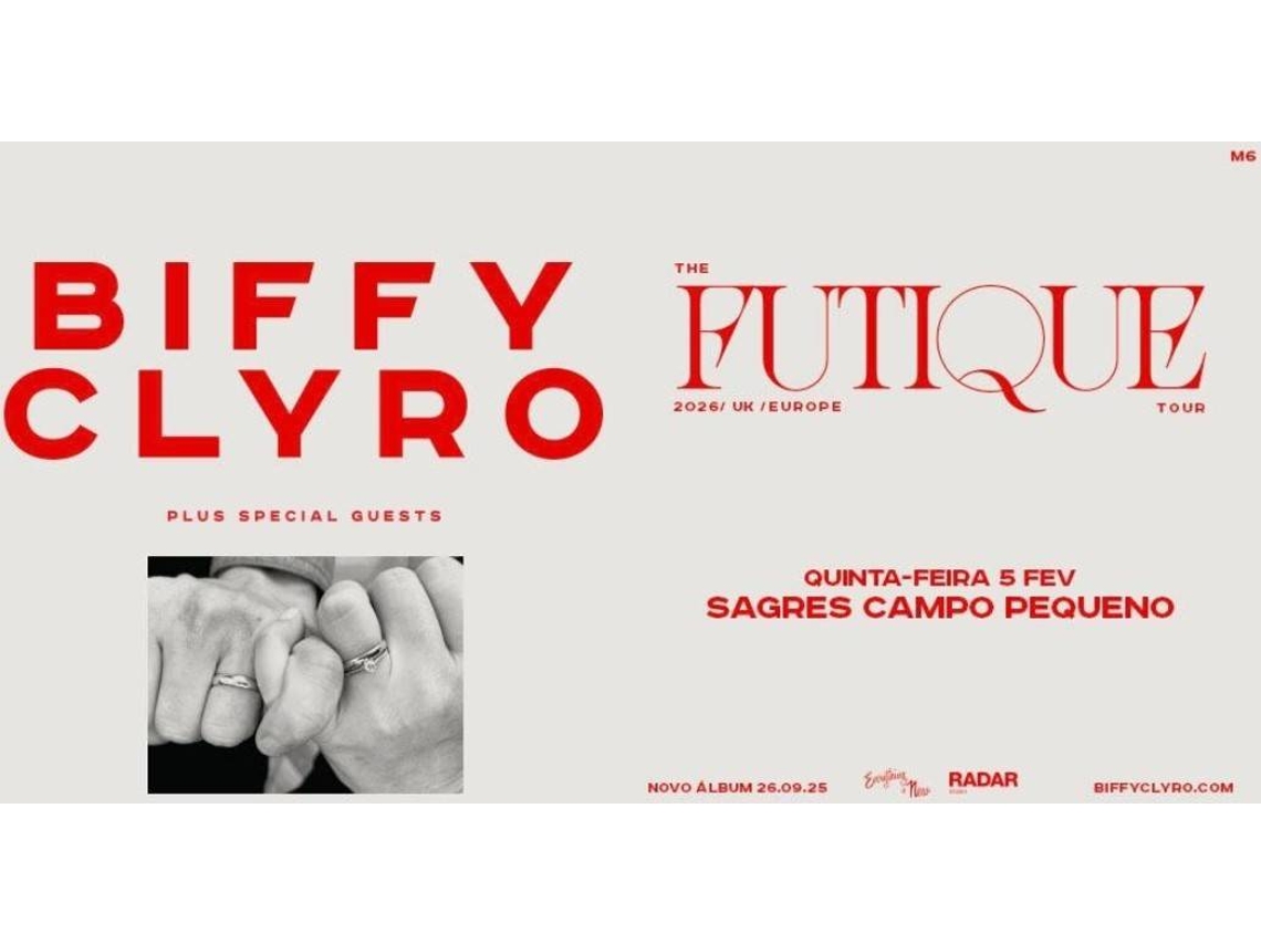 Bilhete BIFFY CLYRO LISBOA